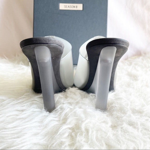 NEW Yeezy Season 8 PVC Wedge Mule Pumps 39 - Picture 4 of 7